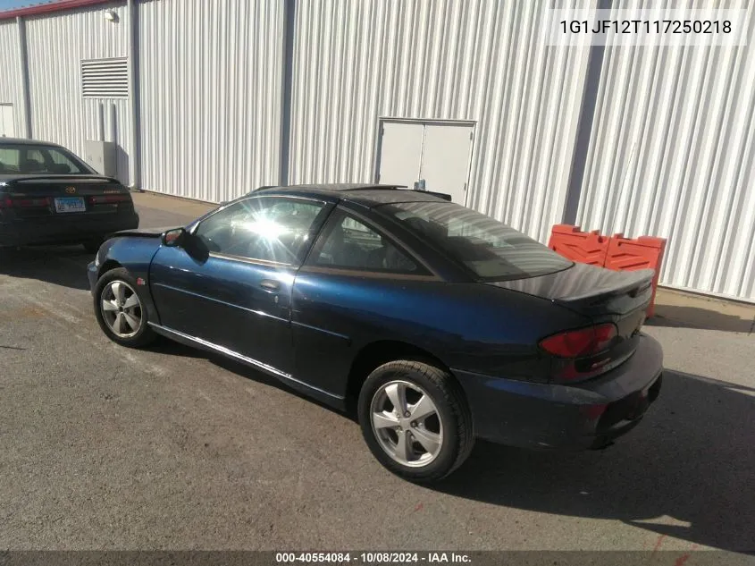 1G1JF12T117250218 2001 Chevrolet Cavalier Z24