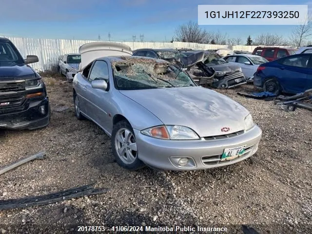 2002 Chevrolet Cavalier Z24 VIN: 1G1JH12F227393250 Lot: 20178753