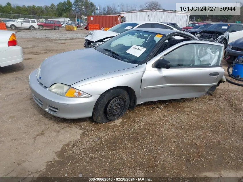 2002 Chevrolet Cavalier VIN: 1G1JC124727130944 Lot: 38862043