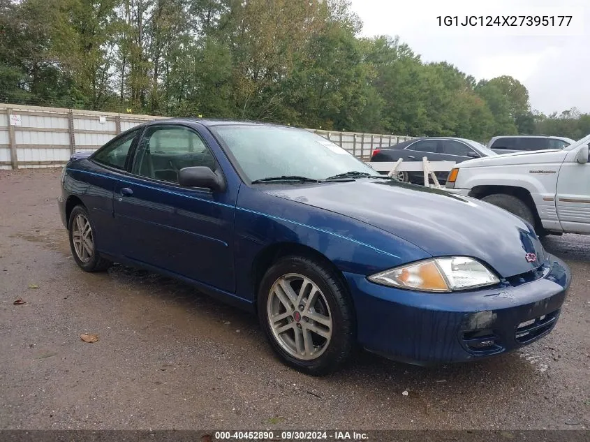 2002 Chevrolet Cavalier VIN: 1G1JC124X27395177 Lot: 40452890