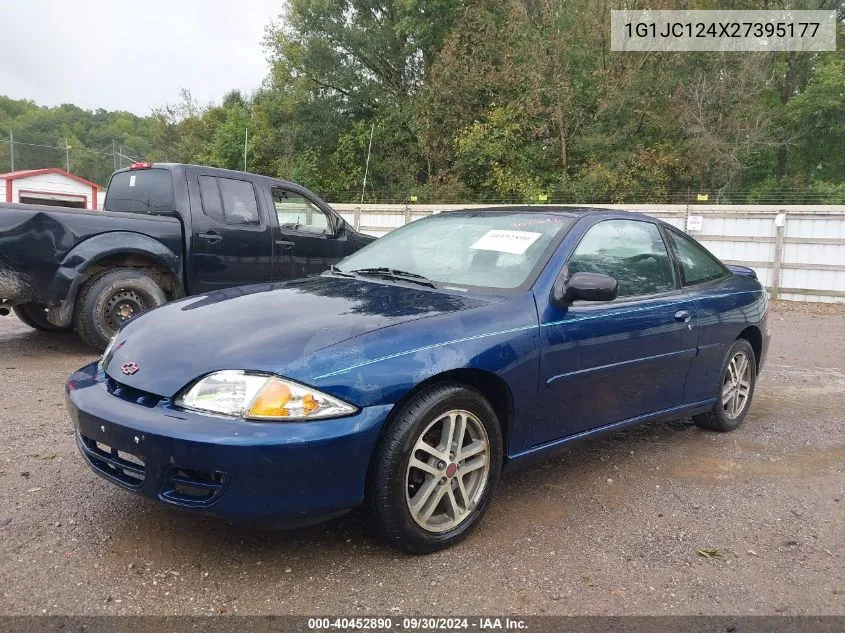 2002 Chevrolet Cavalier VIN: 1G1JC124X27395177 Lot: 40452890