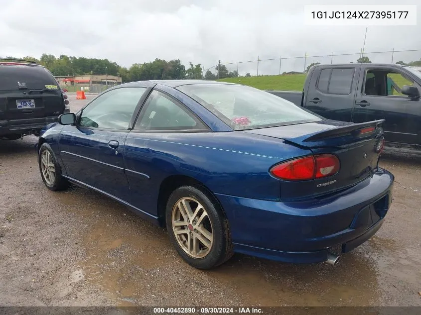 2002 Chevrolet Cavalier VIN: 1G1JC124X27395177 Lot: 40452890