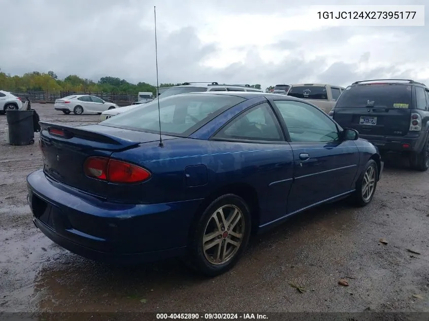 2002 Chevrolet Cavalier VIN: 1G1JC124X27395177 Lot: 40452890