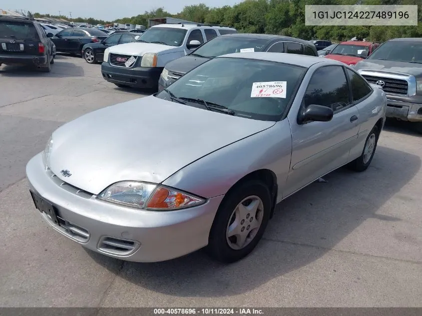 2002 Chevrolet Cavalier VIN: 1G1JC124227489196 Lot: 40578696