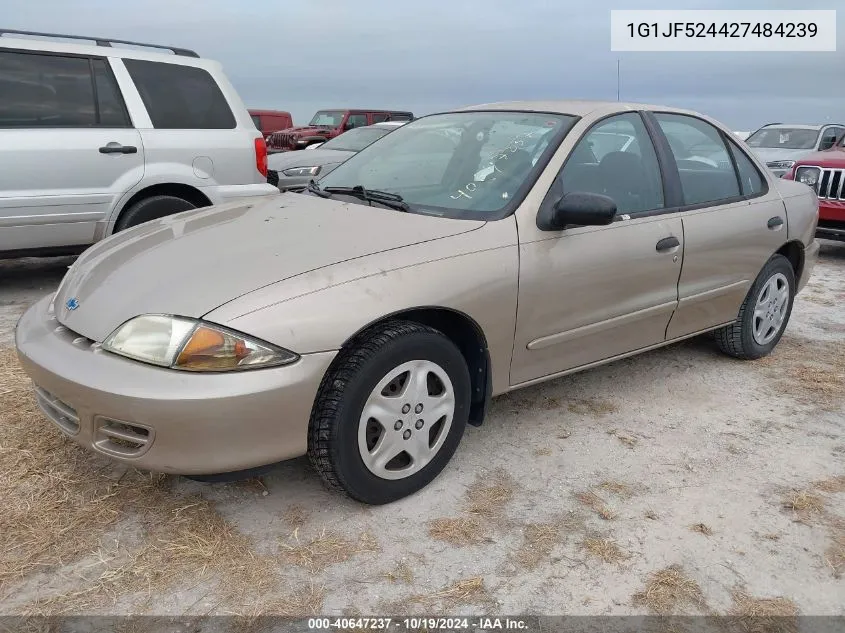 2002 Chevrolet Cavalier Ls VIN: 1G1JF524427484239 Lot: 40647237