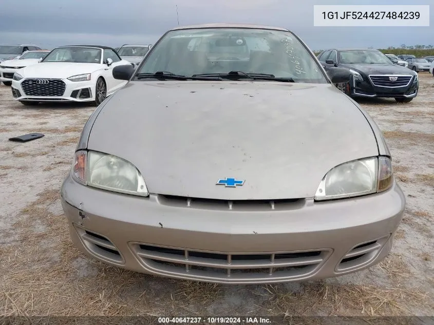 2002 Chevrolet Cavalier Ls VIN: 1G1JF524427484239 Lot: 40647237