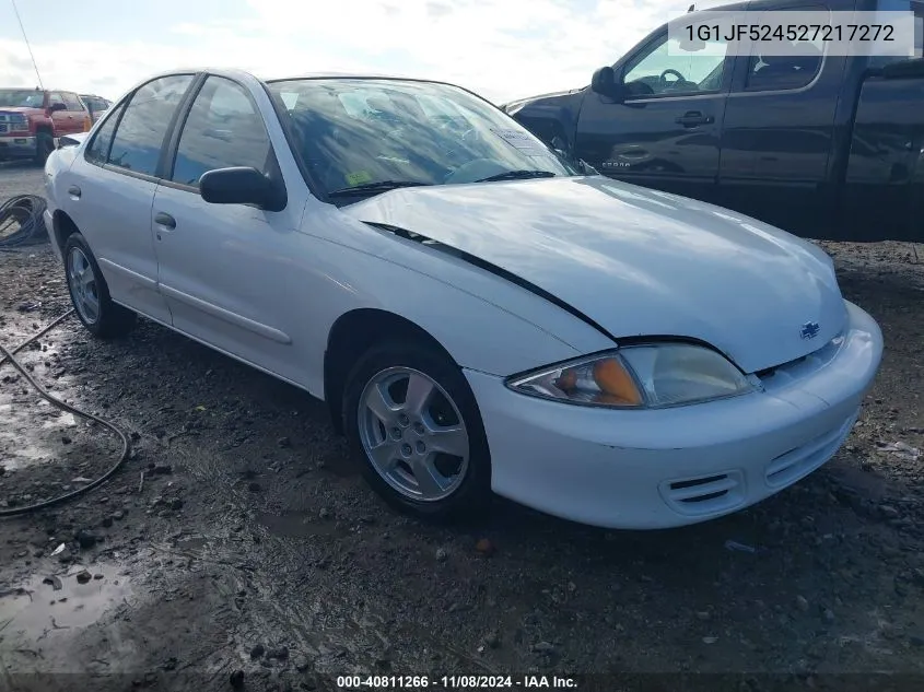 2002 Chevrolet Cavalier Ls VIN: 1G1JF524527217272 Lot: 40811266