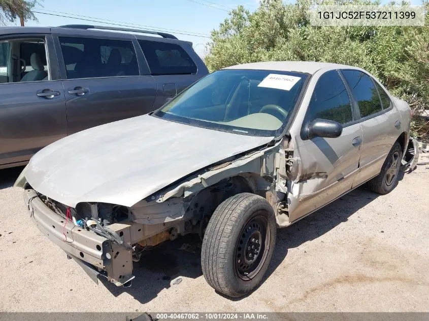 2003 Chevrolet Cavalier VIN: 1G1JC52F537211399 Lot: 40467062