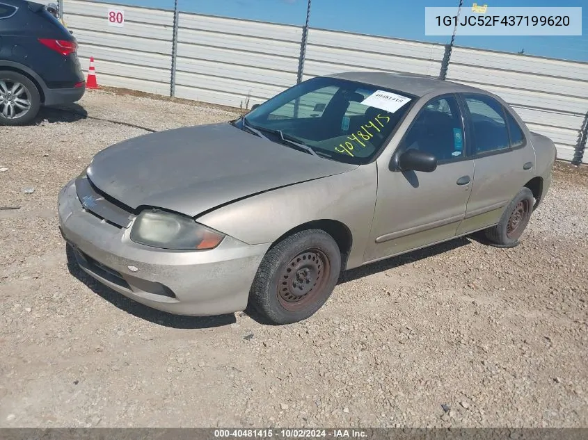 1G1JC52F437199620 2003 Chevrolet Cavalier