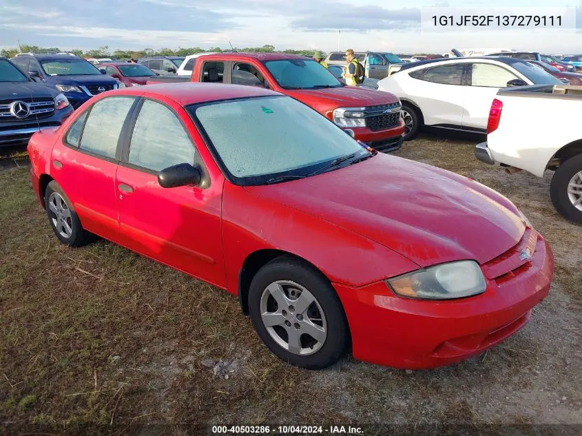 2003 Chevrolet Cavalier Ls VIN: 1G1JF52F137279111 Lot: 40503286