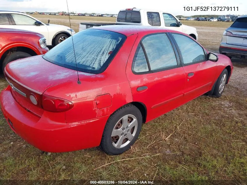 2003 Chevrolet Cavalier Ls VIN: 1G1JF52F137279111 Lot: 40503286