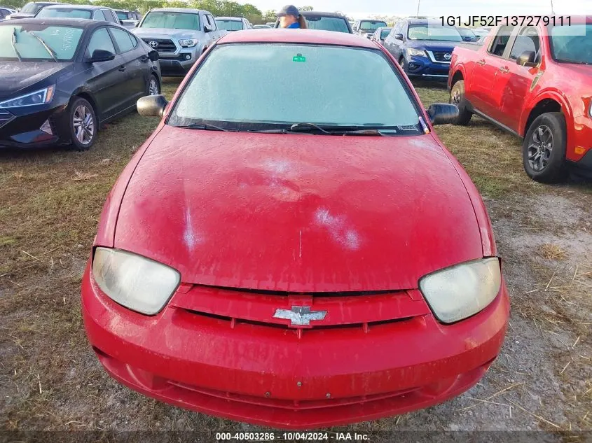 1G1JF52F137279111 2003 Chevrolet Cavalier Ls