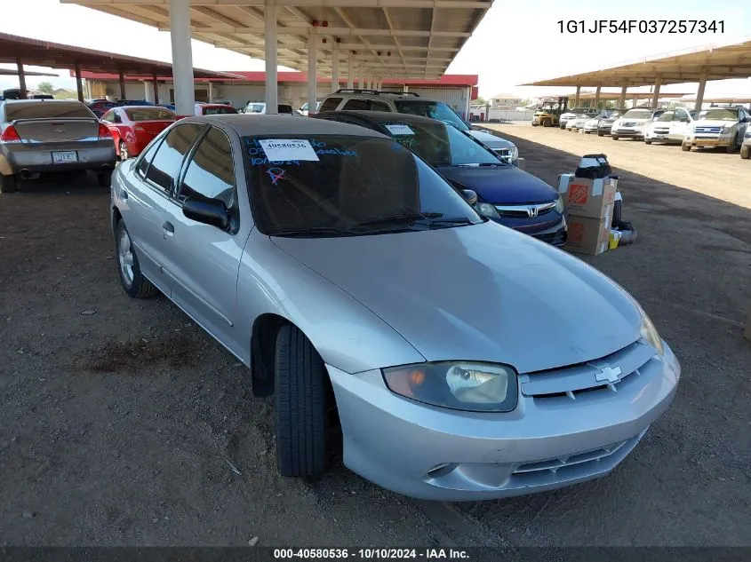 2003 Chevrolet Cavalier Ls VIN: 1G1JF54F037257341 Lot: 40580536