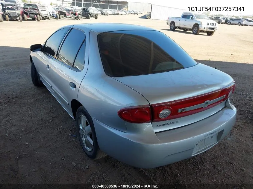 2003 Chevrolet Cavalier Ls VIN: 1G1JF54F037257341 Lot: 40580536