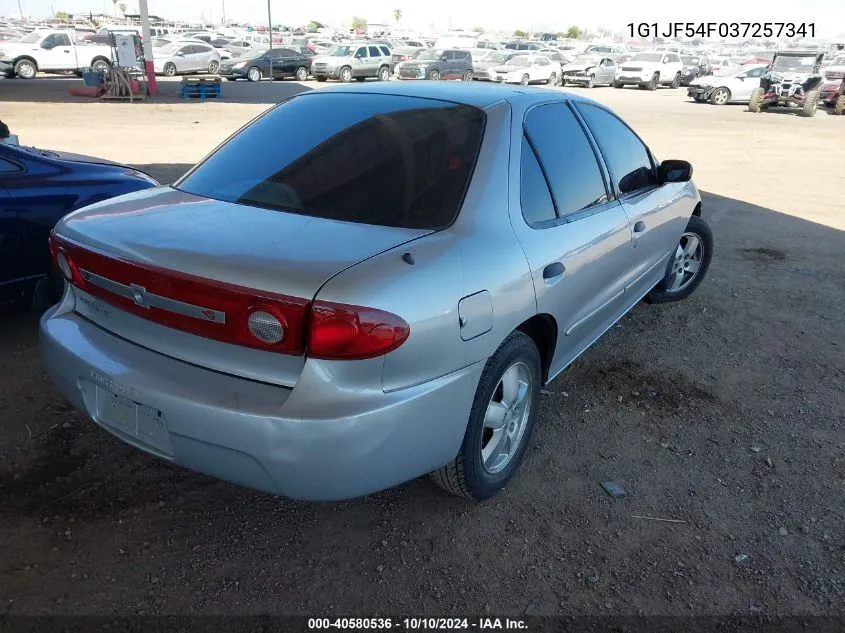 2003 Chevrolet Cavalier Ls VIN: 1G1JF54F037257341 Lot: 40580536