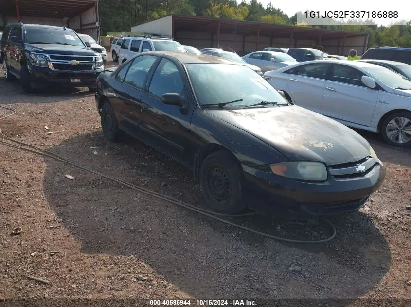 2003 Chevrolet Cavalier VIN: 1G1JC52F337186888 Lot: 40595944