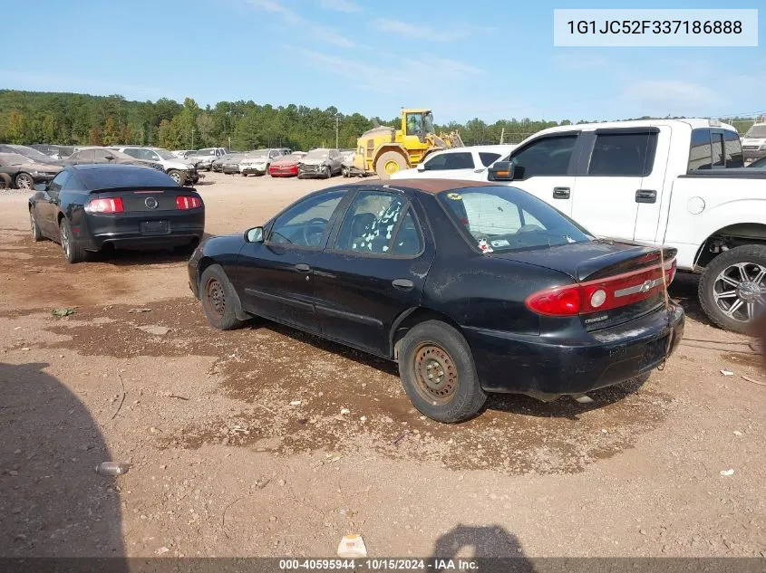 2003 Chevrolet Cavalier VIN: 1G1JC52F337186888 Lot: 40595944