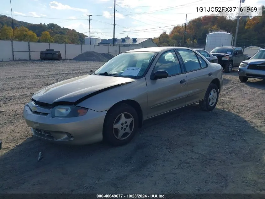 2003 Chevrolet Cavalier VIN: 1G1JC52FX37161969 Lot: 40649677