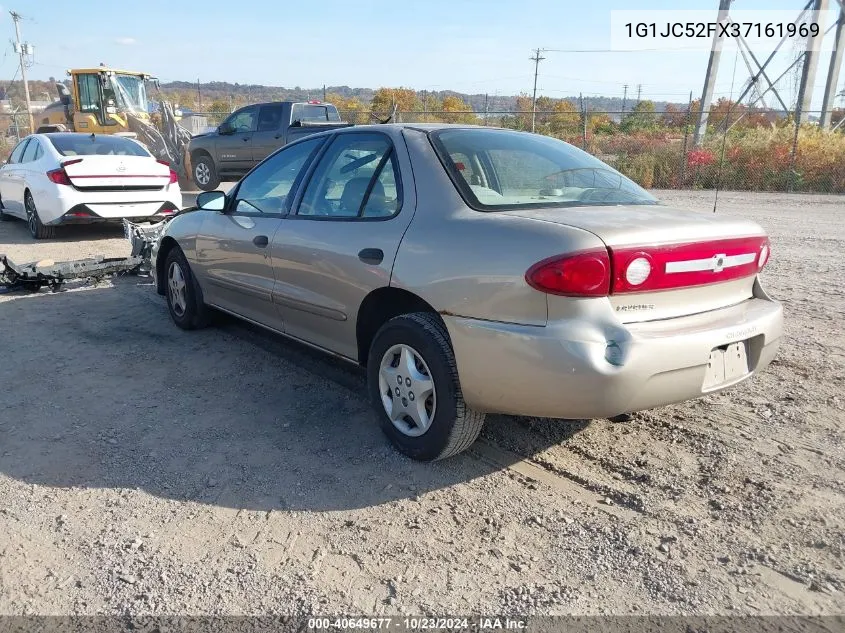 2003 Chevrolet Cavalier VIN: 1G1JC52FX37161969 Lot: 40649677