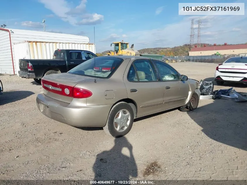 2003 Chevrolet Cavalier VIN: 1G1JC52FX37161969 Lot: 40649677