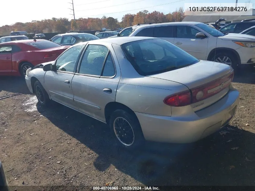 2003 Chevrolet Cavalier VIN: 1G1JC52F637184276 Lot: 40706965