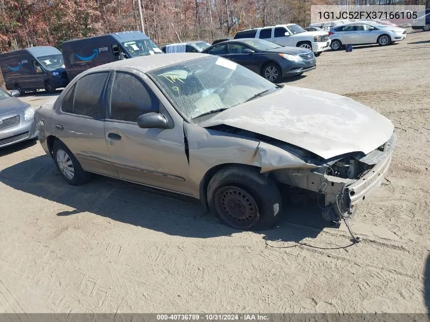 2003 Chevrolet Cavalier VIN: 1G1JC52FX37166105 Lot: 40736789