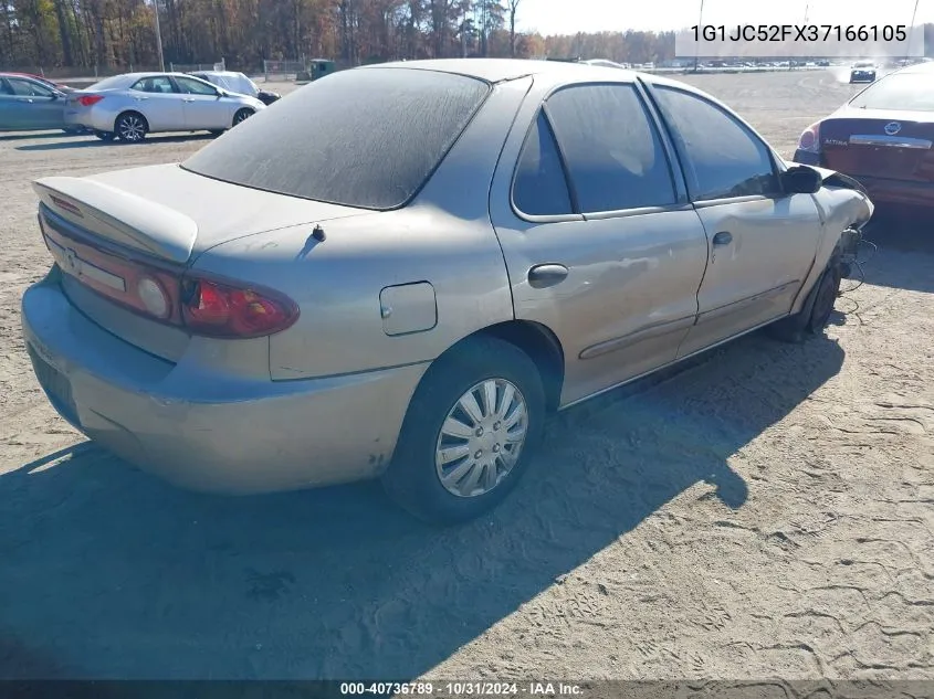 2003 Chevrolet Cavalier VIN: 1G1JC52FX37166105 Lot: 40736789