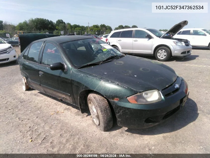 1G1JC52F347362534 2004 Chevrolet Cavalier