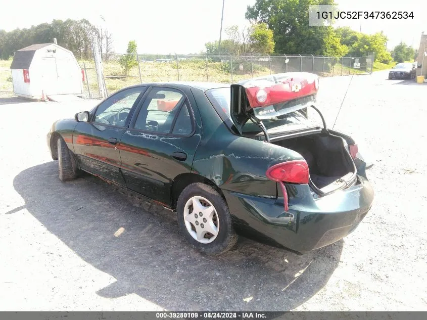 1G1JC52F347362534 2004 Chevrolet Cavalier