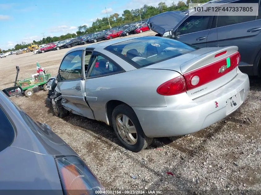 2004 Chevrolet Cavalier Ls VIN: 1G1JF12F447337805 Lot: 40382154