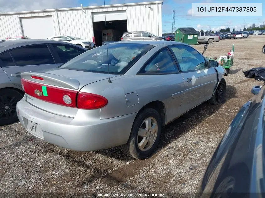 2004 Chevrolet Cavalier Ls VIN: 1G1JF12F447337805 Lot: 40382154