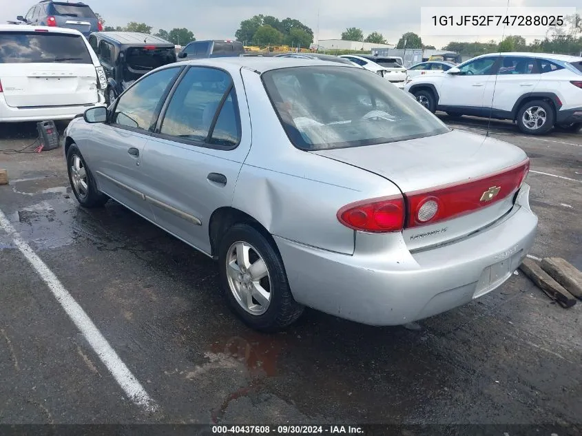 1G1JF52F747288025 2004 Chevrolet Cavalier Ls