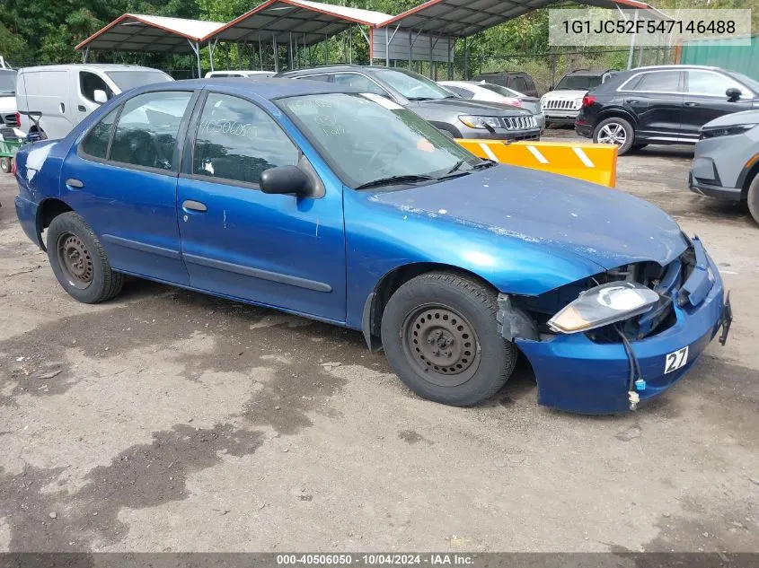 2004 Chevrolet Cavalier VIN: 1G1JC52F547146488 Lot: 40506050