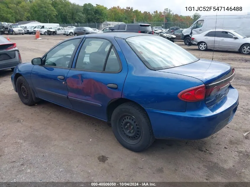 2004 Chevrolet Cavalier VIN: 1G1JC52F547146488 Lot: 40506050