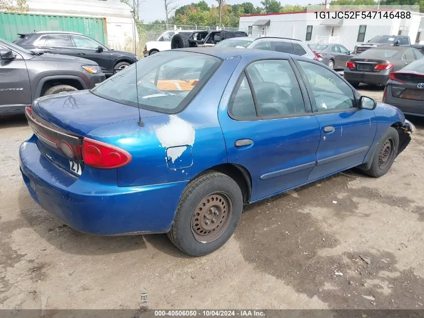 2004 Chevrolet Cavalier VIN: 1G1JC52F547146488 Lot: 40506050