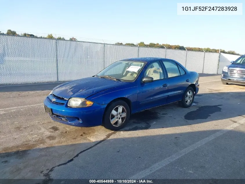 2004 Chevrolet Cavalier Ls VIN: 1G1JF52F247283928 Lot: 40544959