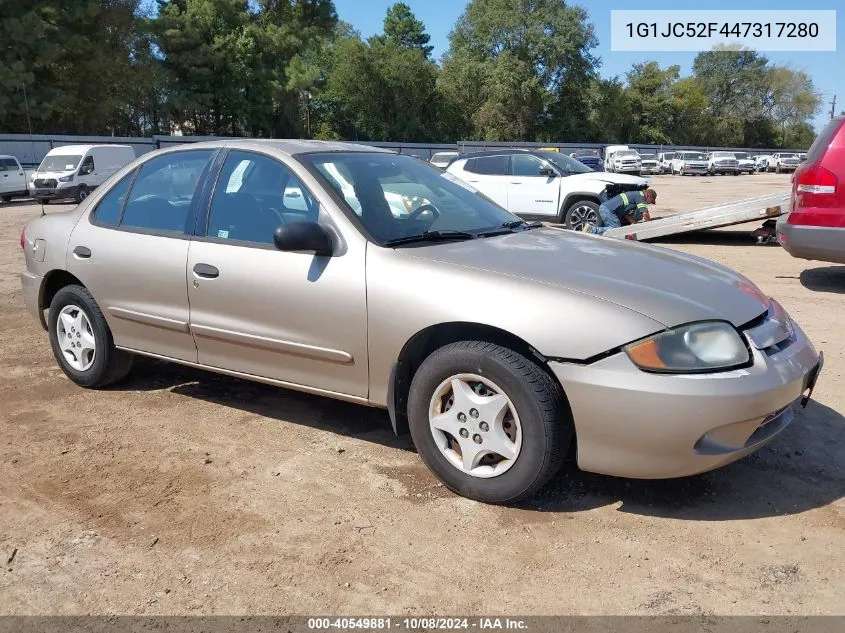 1G1JC52F447317280 2004 Chevrolet Cavalier