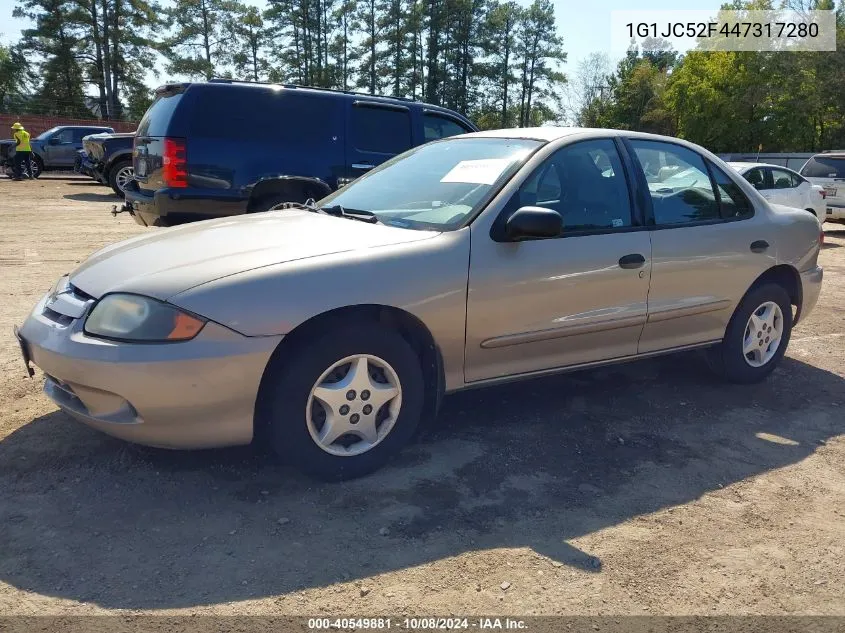 1G1JC52F447317280 2004 Chevrolet Cavalier