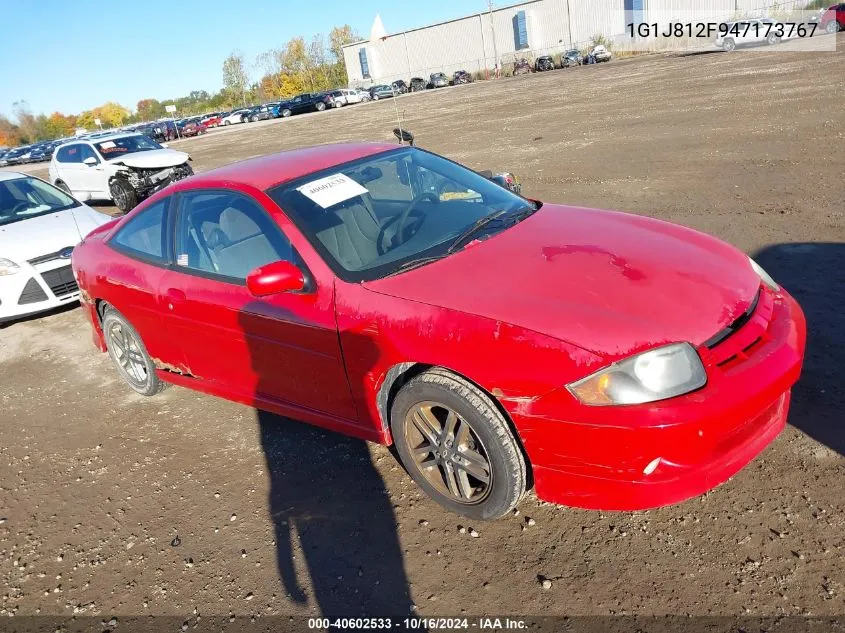 2004 Chevrolet Cavalier Ls Sport VIN: 1G1J812F947173767 Lot: 40602533