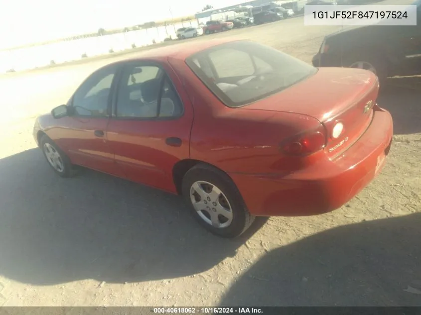 2004 Chevrolet Cavalier Ls VIN: 1G1JF52F847197524 Lot: 40618062