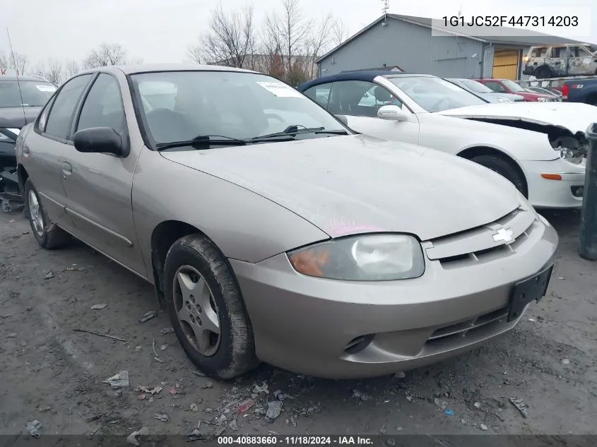 2004 Chevrolet Cavalier VIN: 1G1JC52F447314203 Lot: 40883660