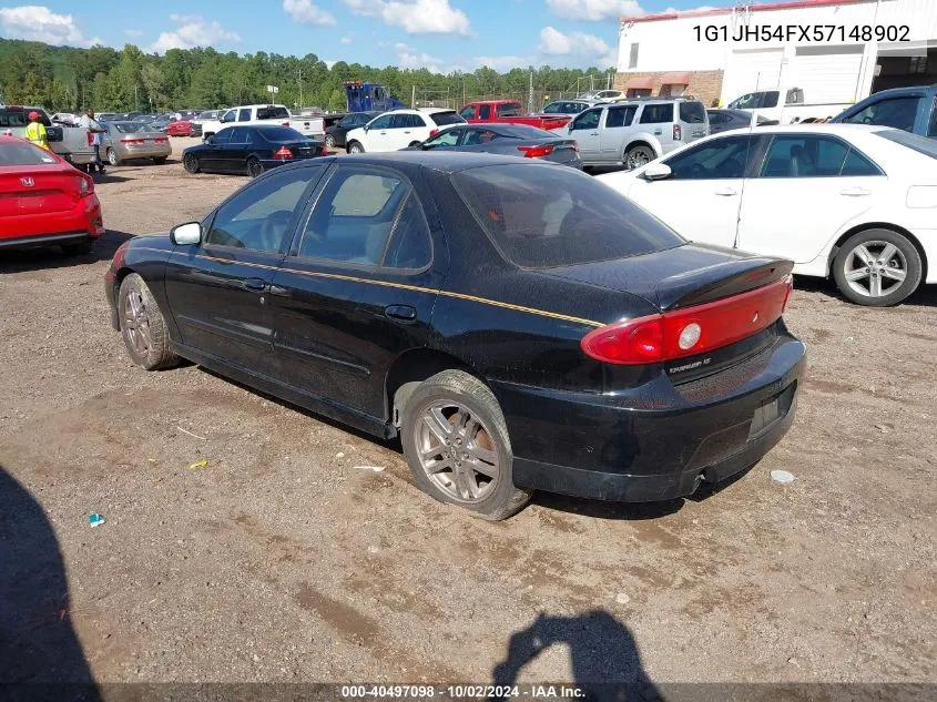 2005 Chevrolet Cavalier Ls Sport VIN: 1G1JH54FX57148902 Lot: 40497098