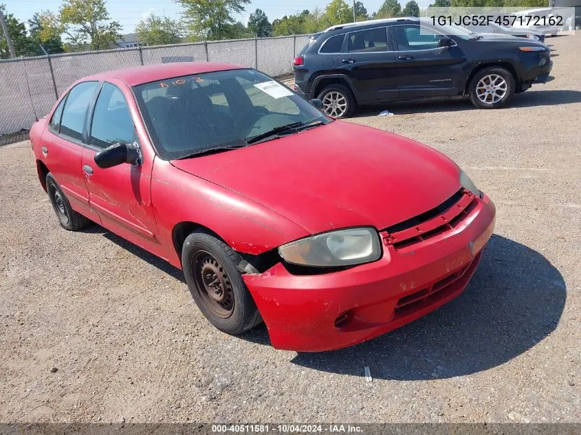 2005 Chevrolet Cavalier VIN: 1G1JC52F457172162 Lot: 40511581