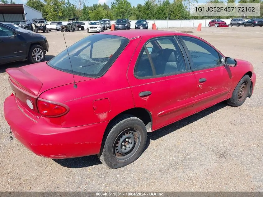 2005 Chevrolet Cavalier VIN: 1G1JC52F457172162 Lot: 40511581