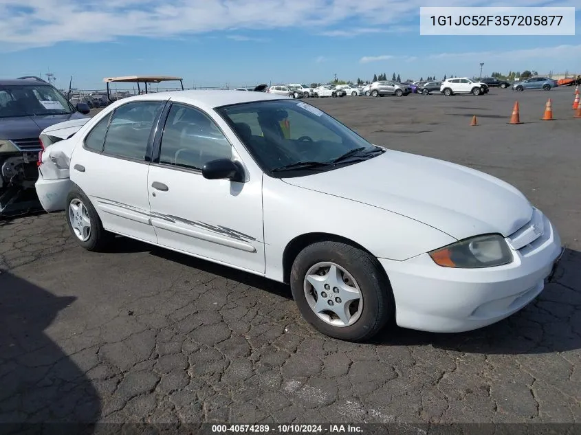 2005 Chevrolet Cavalier VIN: 1G1JC52F357205877 Lot: 40574289