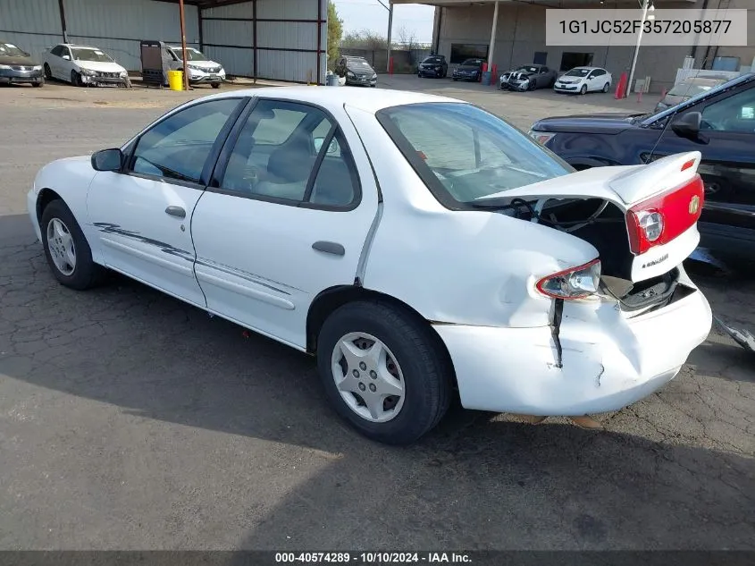 2005 Chevrolet Cavalier VIN: 1G1JC52F357205877 Lot: 40574289