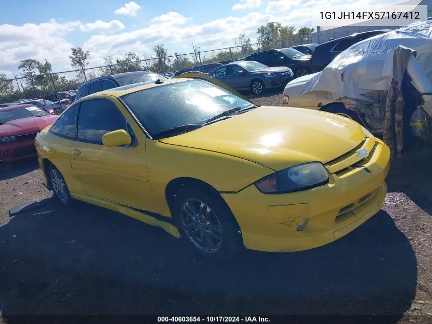 2005 Chevrolet Cavalier Ls Sport VIN: 1G1JH14FX57167412 Lot: 40603654