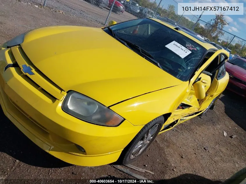 2005 Chevrolet Cavalier Ls Sport VIN: 1G1JH14FX57167412 Lot: 40603654