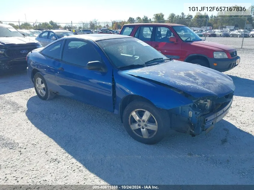 2005 Chevrolet Cavalier Ls VIN: 1G1JF12F657167836 Lot: 40611388