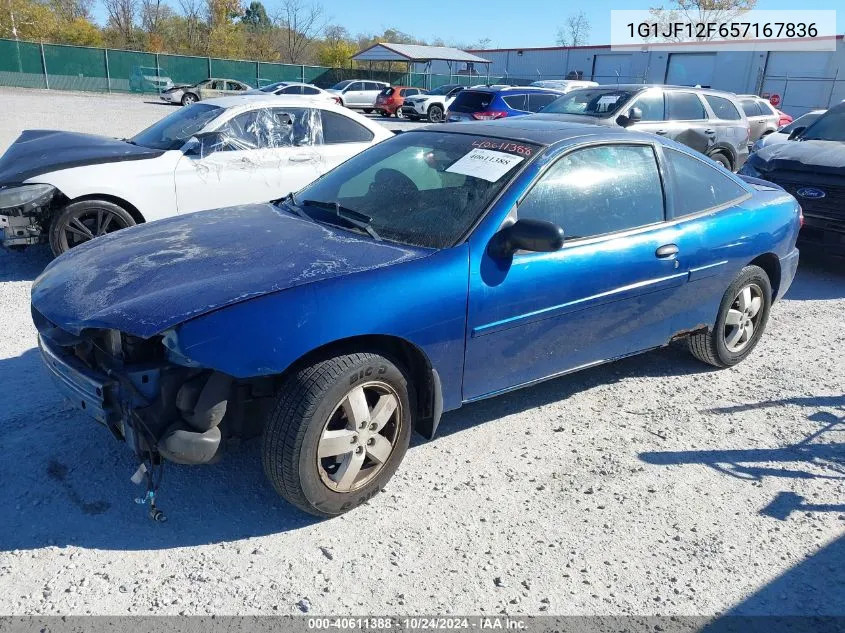 2005 Chevrolet Cavalier Ls VIN: 1G1JF12F657167836 Lot: 40611388